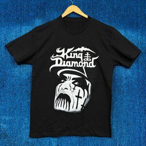 King Diamond The Dark Sides Album Art Heavy Metal Band Tee L